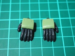 ☆AAM18☆ジャンク★バンダイ MG 1/100 ザクⅡ Ver.1.0 固定手首（平手）のみ ジャンク部品取り 完成品