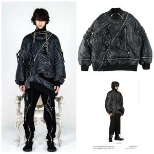 TAKAHIROMIYASHITA TheSoloist. ソロイスト　21AW space flight jacket プリマロフト　ダウン　ジャケット　黒　44