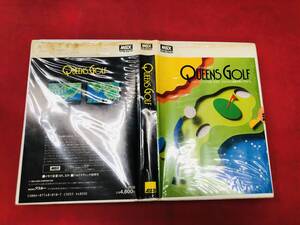 MSX ソフト QUEENS GOLF クイーンズゴルフ 箱説付 同梱可！！即落札！！大量出品中！！