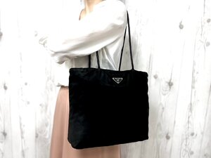 美品 PRADA プラダ テスート トートバッグ ショルダーバッグ バッグ ナイロン 黒 78021