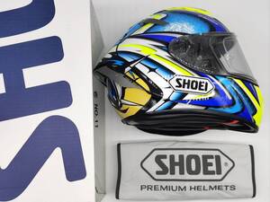 SHOEI ショウエイ X-Fourteen DAIJIRO エックス-フォーティーン ダイジロウ X14 YELLOW/BLUE フルフェイスヘルメット Mサイズ 