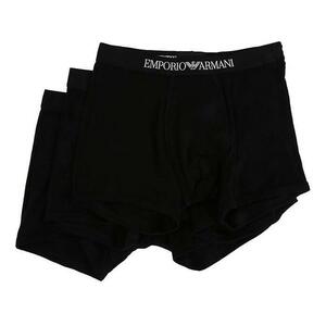 エンポリオ アルマーニ メンズ ボクサーパンツ トランクス 111611/CC722PK 21320 BLACK 3枚組 Ｌサイズ/送料無料