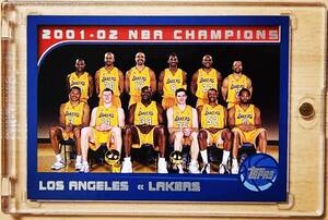 レア 2002 -03 2002 Topps NBA Champions Los Angeles Lakers KOBE BRYANT / SHAQUIILE O