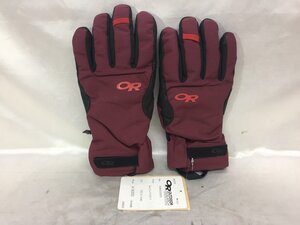 【未使用タグ付き】OUTDOOR RESEARCH アウトドアリサーチ 定価20900円 オーレイアイスグローブ サイズ：M カラー：ボルドー