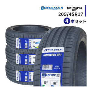 4本セット 205/45R17 2024年製造 新品サマータイヤ DELMAX UltimaPro UP1 205/45/17