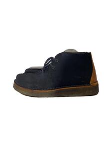 Clarks◆シューズ/25.5cm/BLK/スウェード/デザートトレックハイ