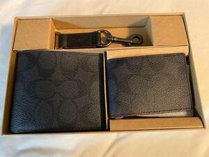 A 即発【COACH】箱入3 in 1ウォレット ギフト プレゼント 二折 財布