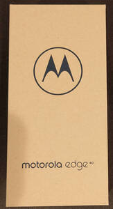 新品未開封★SIMフリー Motorola motorola edge 40 ルナブルー モトローラ 8GB/256GB