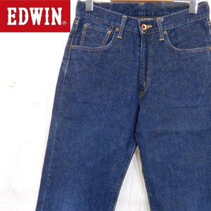 エドウィンEDWIN■505X デニムパンツ ジーンズ E535-0812■W30 L34■赤耳　革パッチ　ビンテージ　※RY2412045