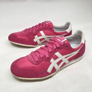 即決!定番! Onitsuka Tiger SERRANO ピンク系×白 24cm TH109L / オニツカタイガー アシックス セラーノ asics