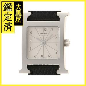 HERMES　エルメス　腕時計　Ｈウォッチ　 ステンレススチール・革　クォーツ　レディース　HH1.210　2148103729959【437】