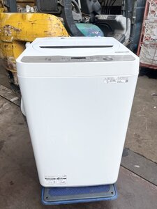 SHARP シャープ ES-GE6E-T 全自動洗濯機 6.0kg 2020年製 ※発送：らくらく家財便Ｃランク・直接引取大歓迎