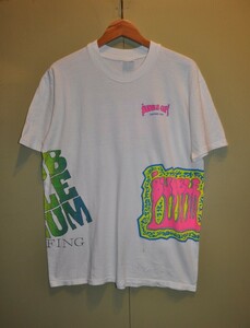 ユーズド 80年代 BUBBLE GUM SURFING WAX バブルガム サーフィン ワックス マルチプリント Tシャツ MADE IN USA