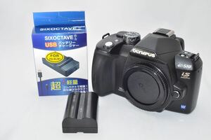 【動作OK】OLYMPUS オリンパス E-510 デジタル 一眼レフ カメラ 本体 ボディ チャージャー バッテリー 1052