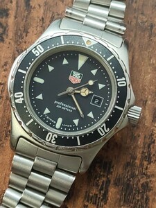 1000円スタート！TAG HEUER タグホイヤー 973.015 2000 プロフェッショナル 200m クォーツ レディース腕時計 稼働品