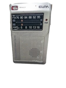 ELPA ポケットラジオ FM AM ラジオ ER-N52F