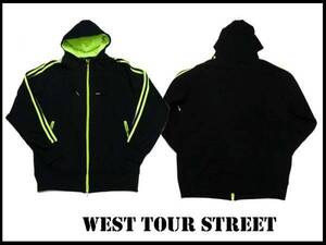 大きいサイズ XXXL 3XL　ビッグサイズ　 新 ウェストストリートwest street黒ｘ緑 上下セット 新品