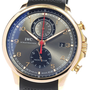 IWC SCHAFFHAUSEN IW390209 ポルトギーゼ ヨットクラブ K18PG クロノグラフ 自動巻き メンズ 保証書付き_826617