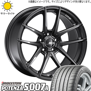 235/35R19 サマータイヤホイールセット FL FK シビック etc (BRIDGESTONE POTENZA S007A & SSR REINER 5穴 114.3)