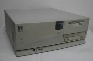 ▲ NEC 【PC-9821 V166/S5D2】(青札)（動作品） HDD(8GB) Win98SE／DOS6.2 起動OK LAN接続OK USB接続OK ▼