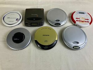 ◆HA149 CDウォークマン まとめ ソニー×3点、aiwa×1点 など 動作未確認　ポータブルプレイヤー◆T