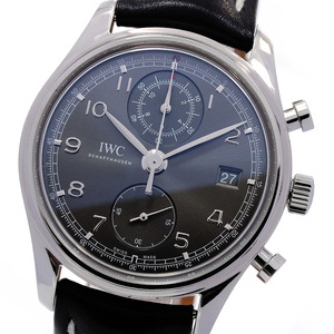 IWC SCHAFFHAUSEN IW390404 ポルトギーゼ クラシック デイト クロノグラフ 自動巻き メンズ _846155