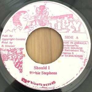 送料無料★レア デニス・ブラウン カヴァー!! Should I / Richie Stephens★試聴あり