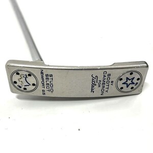 ●O122-W14-1562 Titleist タイトリスト SCOTTY CAMERON STUDIO SELECT NEWPORT 2.5 パター 全長約90cm 35インチ 男性右きき カバー付