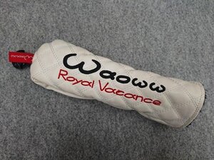 Waoww ワオー Royal Vacance ホワイト UT用 ユーティリティー用 ヘッドカバー