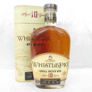 1円～【未開栓】WhistlePig ホイッスルピッグ 10年 スモールバッチ ライ ウイスキー 700ml 50% 箱あり 11714919 1125