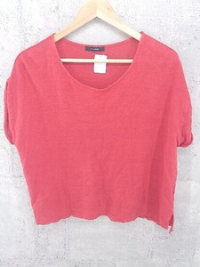 ◇ JOURNAL STANDARD ジャーナルスタンダード 半袖 Tシャツ カットソー レッド *