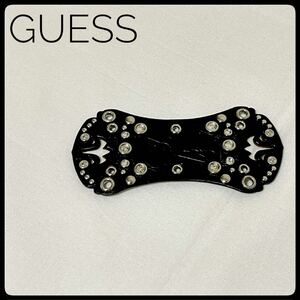 GUESS　本皮　時計　小物　ウォッチ付属品　ブラック　バングルウォッチ ゲス　アクセサリー　おしゃれ　可愛い　キラキラ　ファッション