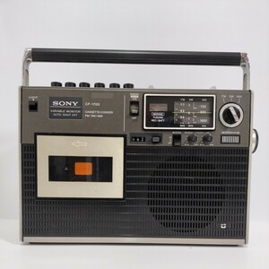 CF SONY CF−1700 カセット ラジオ レトロ　　作動確認済み　カセット、ラジオ聴けます。
