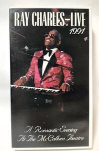 VHSビデオ レイ・チャールズ ライブ1991LIVEライヴ A ROMANTIC EVENING WITH RAY CHARLES