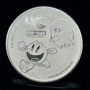 2020年　1オンス　銀貨　パックマン　40周年　記念銀貨　超希少！