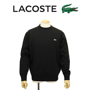 LACOSTE (ラコステ) SH6913 クルーネックスウェット ロングスリーブトレーナー LC325 031ブラック 3-S