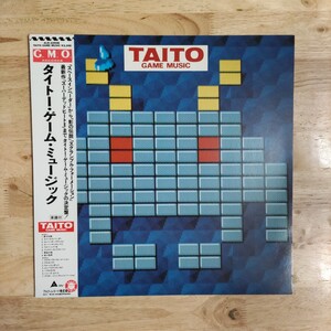 LP 美品 タイトー・ゲーム・ミュージック TAITO GAME MUSIC[オリジナル盤:帯:楽譜:スペースインベーダー 奇々怪界 アルカノイド:ALR-22908]