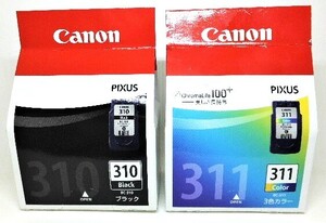 Canon純正インク　BC-310　BC-311　ブラック・カラー 新品2個セット　