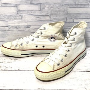 R7387bL CONVERSE コンバース ALL STAR キャンバスオールスターHI ハイカットスニーカー オプティカルホワイト レディース 24cm M7650