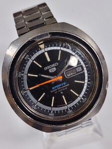 ジャンク☆SEIKO5 SPORTS セイコー　ファイブスポーツ　デイデイト　6106-6430☆