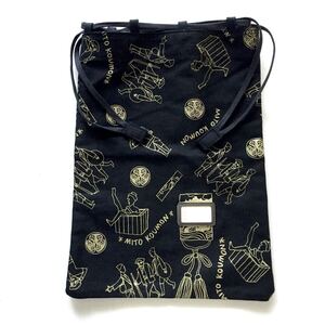 未使用 B JIRUSHI YOSHIDA PORTER MITO KOUMON Drawstring bag B印ヨシダ ポーター 水戸黄門 巾着バッグ 日本製 MADE IN JAPAN 限定モデル