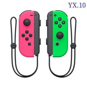 YX.10 Switch コントローラー　スプラトゥーン風　ジョイコン 好評 新品 上品 [vkx]