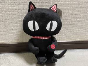 未使用、KURONEクロネ★よちよちクロネ～チェックver.～、レッド★非売品、黒猫