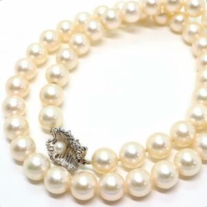 TASAKI(田崎真珠)大珠!!《アコヤ本真珠ネックレス》J 49.6g 約44.5cm 約8.4-8.7mm珠 pearl パール necklace ジュエリー jewelry EC0/ED0