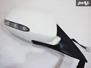 純正 CL7 CL8 CL9 CM1 CM2 CM3 アコード ウインカー ドアミラー サイドミラー ブルーレンズ 右 運転席 プレミアムホワイトパール 棚2J6