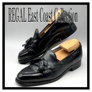 REGAL East Coast Collection [リーガル イーストコーストコレクション] タッセル ローファー レザー 黒 ブラック 24cm EE 革靴 シューズ