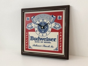 Budweiser バドワイザー ヴィンテージ ウォールクロック 壁掛け時計 USA Vintage アンティーク [vc-639]