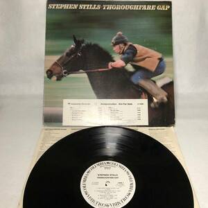 中古LPレコード プロモ Stephen Stills Thoroughfare Gap US盤 JC35380 白ラベル スティーブン・スティルス