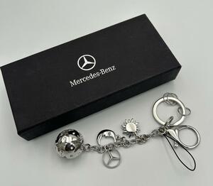 【Mercedes Benz】メルセデスベンツ　キーホルダー キーリング シルバー色　1個