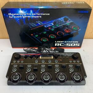 【A-4】 BOSS RC-505 LOOP STATION エフェクター ルーパー ボス 音出し確認済み 2184-21